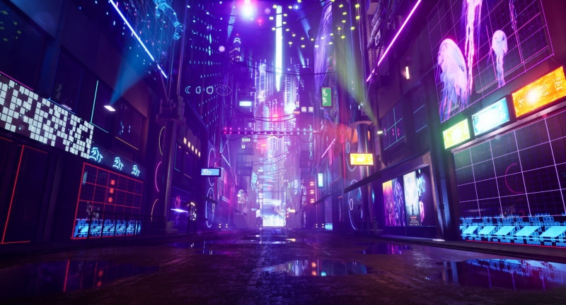 1080P, Cyberpunk, Sci Fi, Street