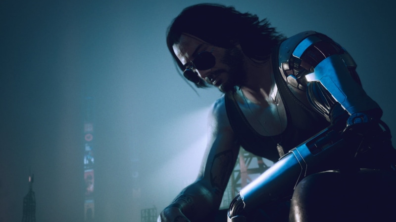 1080P, video games, Keanu Reeves, Cyberpunk 2077, Johnny Silverhand, video game characters