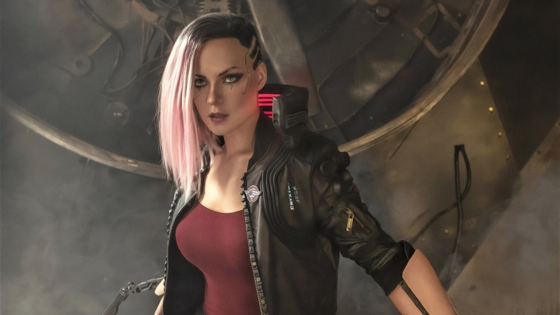 Cyberpunk 2077, Cyborg, Girl, 4K, Video Game, Pink Hair