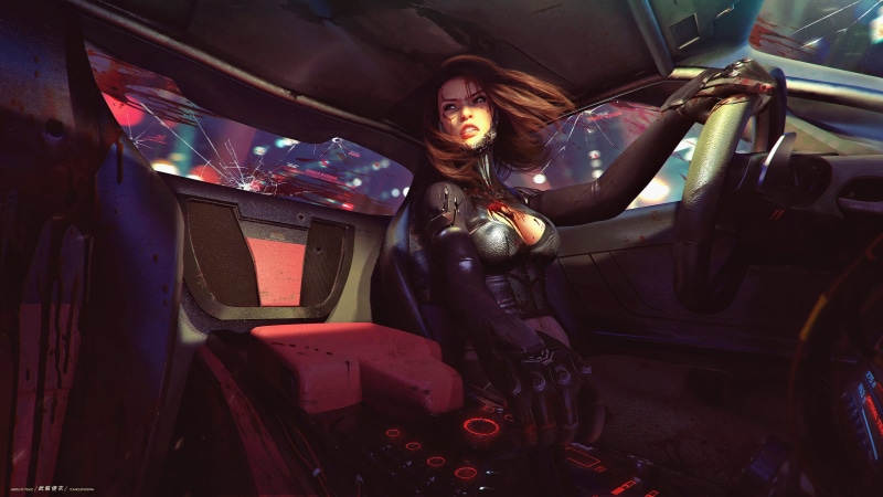 Video Game, Woman, Cyberpunk, Cyberpunk 2077, Brown Hair, 4K, Girl