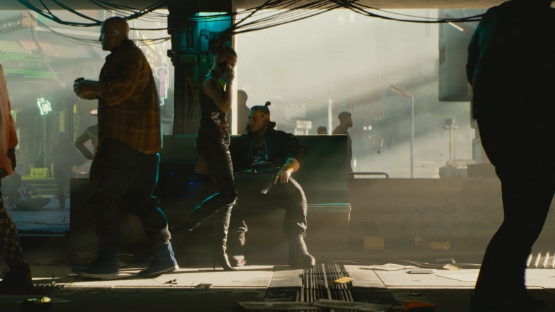 group, real people, enjoyment, people, indoors, Cyberpunk 2077, 4K, clothing, occupation, music, artist, arts culture and entertainment, working, standing