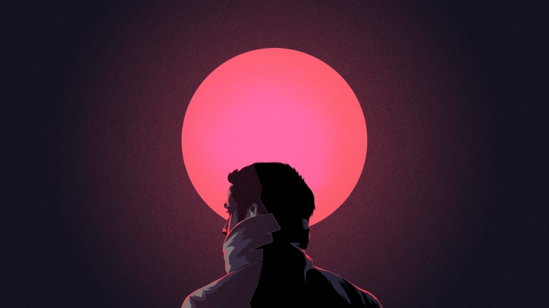 Blade Runner, 4K, Red sun, movie poster, cyberpunk, Ryan Gosling, science fiction, Blade Runner 2049