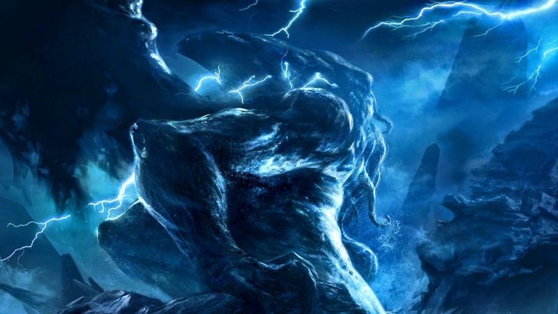 H. P. Lovecraft, water, power in nature, textured, 1080P, backgrounds, rock, Cthulhu, scenics - nature, environment, motion, beauty in nature, outdoors
