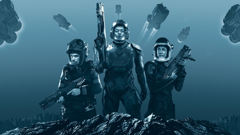 aggression, uniform, adult, sport, army soldier, the expanse, 1080P, group of people, law, young adult, clothing, armed forces, weapon, government, science fiction