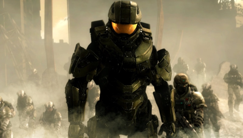 clothing, headwear, special forces, sign, security, PC gaming, military uniform, Halo, obscured face, work helmet, outdoors, armed forces, people