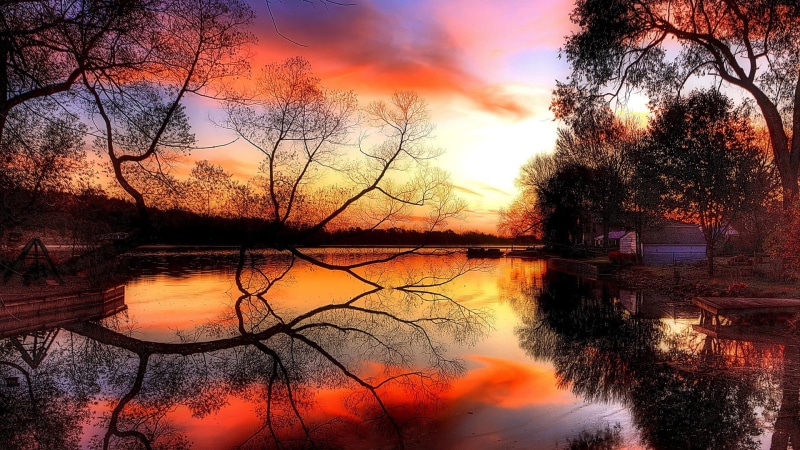 sunset, scenics - nature, outdoors, evening, 1080P, night, ocean, outdoor, horizon, tranquility, water, sunlight, star, sunrise, dusk, sun, cloud - sky