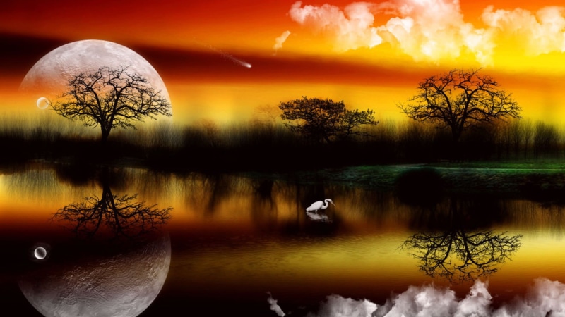 color, peaceful, outdoors, dark, evening, weather, cloud, scenery, night, silhouette, sea, nature, water, atmosphere, clear, scenic, light, orange, cloudscape