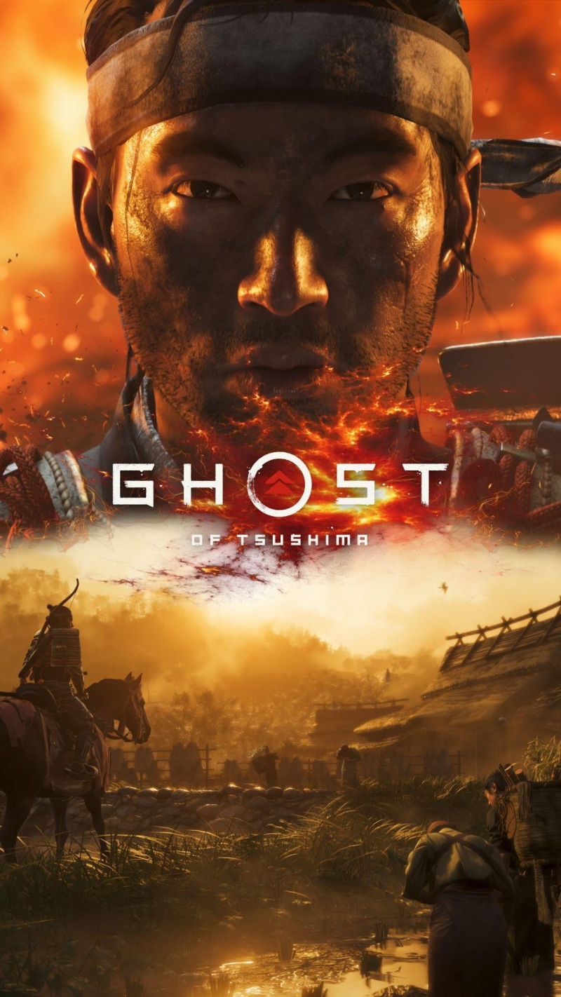 samurai, video games, video game art, 1080P, Ghost of Tsushima