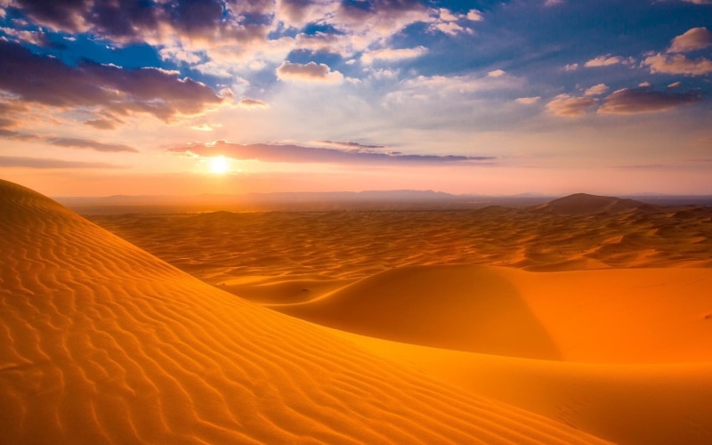 orange color, nature, tranquility, scenics - nature, sand, no people, arid climate, 720P, non-urban scene, sunset, hd, sunlight, climate, desert