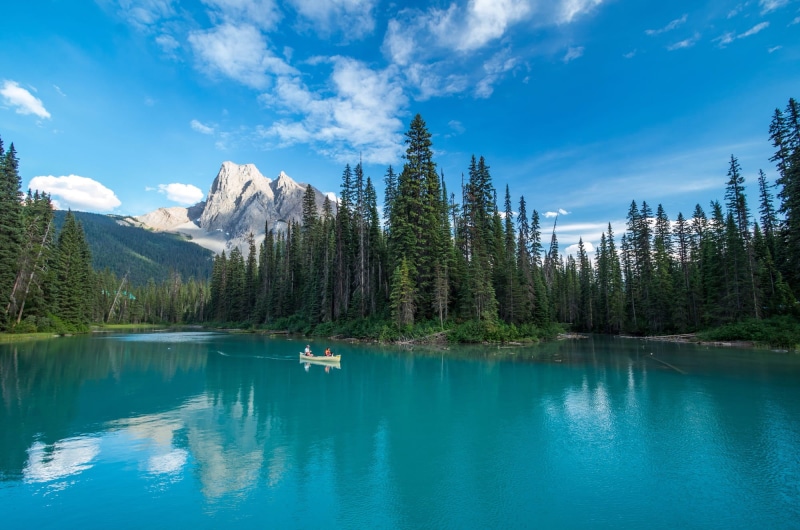 mountain range, outdoors, park, banff, transportation, water, national, day, 1080P, mountains, tranquility, plant, tree, mountain, tranquil scene, reflection