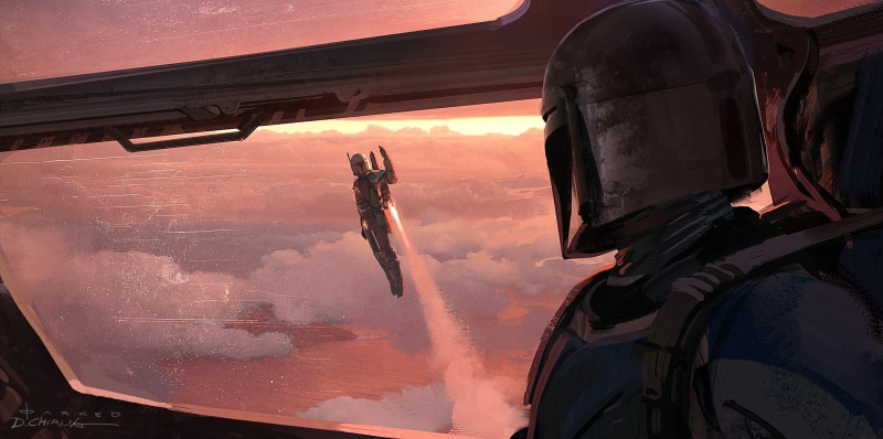 tv series, concept art, 1080P, The Mandalorian