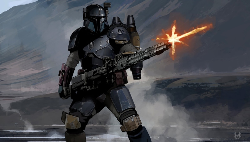 concept art, tv series, The Mandalorian, 4K