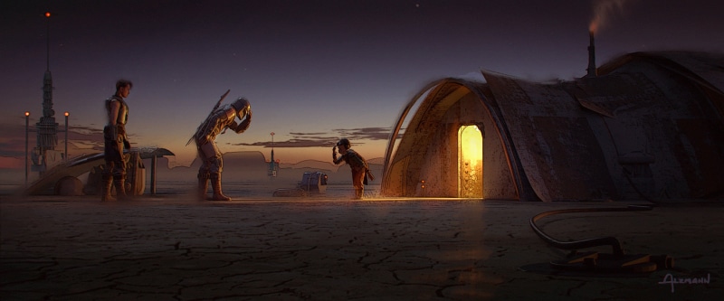 tv series, concept art, 2K, Star Wars, The Mandalorian