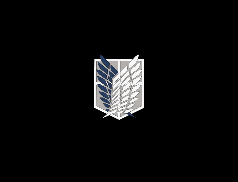 minimalism, pattern, close-up, still life, dark, indoors, white color, Shingeki no Kyojin, cut out, nature, paper, art and craft, anime, attack, studio shot