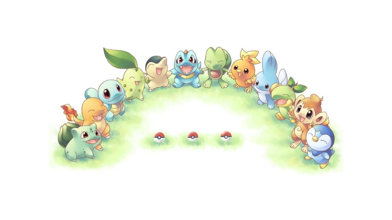 domestic, group of people, education, Pokémon, representation, illustration, pokemon, studio shot, digital composite, copy space, plant, green color, childhood