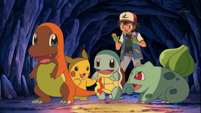 Ash (Pokémon), Charmander (Pokémon), Pokémon, Squirtle (Pokémon), Pikachu, 1080P, Bulbasaur (Pokémon)