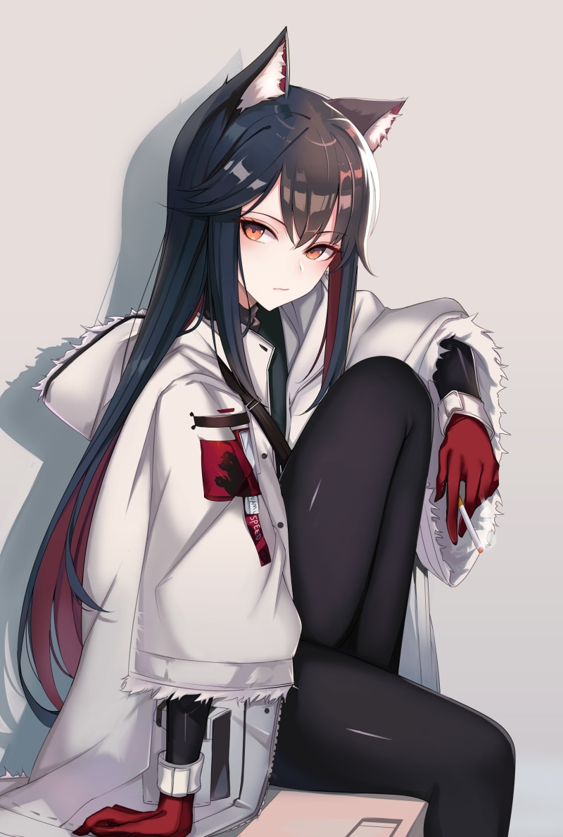 4K, anime, vertical, digital art, anime girls, simple background, 2D, artwork, portrait display