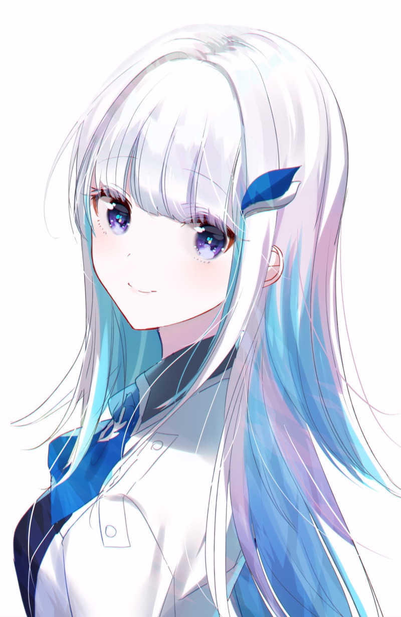 2D, digital art, artwork, portrait display, 1080P, simple background, anime girls, anime, vertical