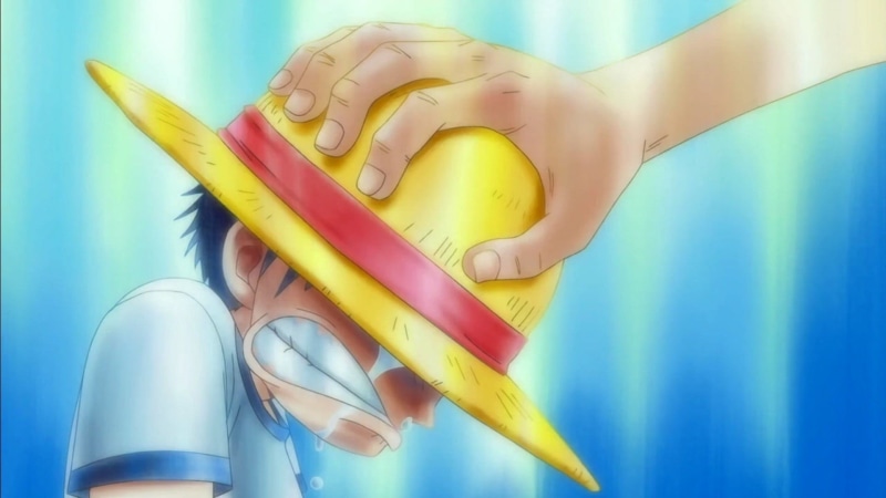 close-up, multi colored, yellow, blue background, representation, blue, One Piece, creativity, focus on foreground, one person, monkey, anime, colored background