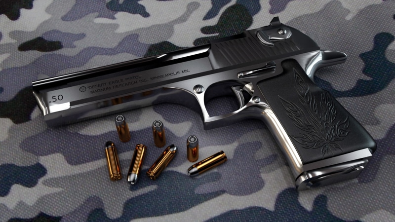 desert, ammo, gun, weapon, military, pistol, eagle, 1080P