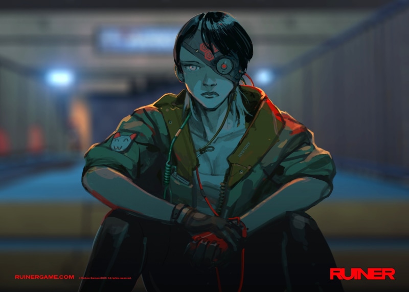 ruiner, fps, dark, sci-fi, futuristic, cyberpunk, 2K, action, shooter, fighting