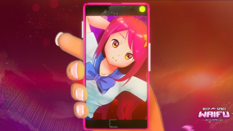 close-up, waifu2x, wireless technology, pink color, communication, no people, focus on foreground, Video Game Art, female likeness, Deep Space Waifu, technology