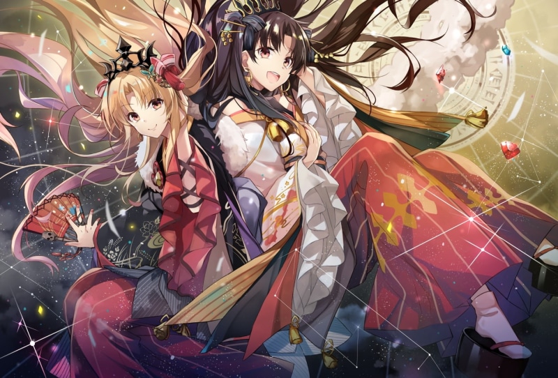blonde, com, (series), choker, fate, long, headdress, hair, konachan, magic, orange, 257907, tagme, 720P, waifu2x, (artist), brown, fan, socks, eyes, ereshkigal