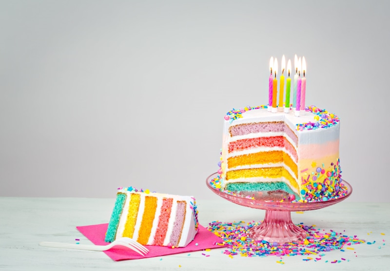 celebration, temptation, party - social event, dessert, no people, birthday, sprinkles, food and drink, candle, food, icing, cake, candles, birthday candles