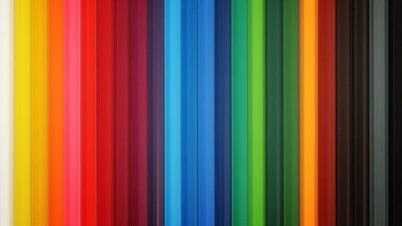 crayon, spectrum, in A Row, backgrounds, 1080P, purple, art and craft, blue, colorful, yellow, close-up, multi Colored, studio shot, color Image, colors
