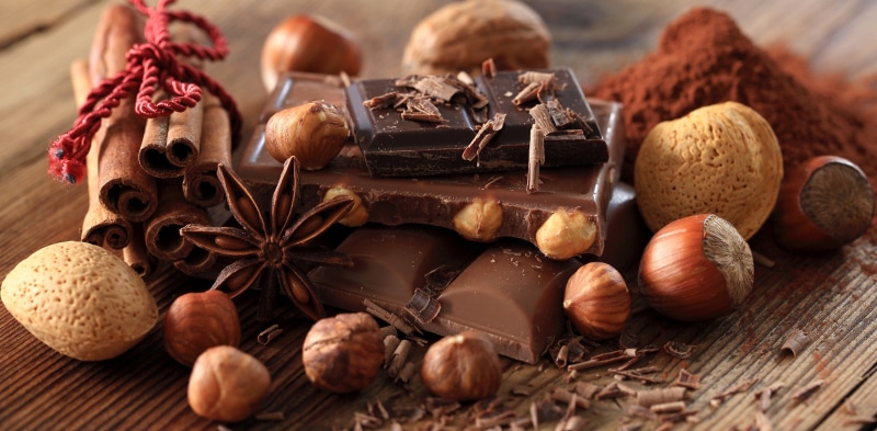 bars, black, 4K, christmas, chips, brown, no People, nuts, nut, hazelnut, wood - Material, milk, food and drink, cocoa, still life, heap, seed, sweet Food