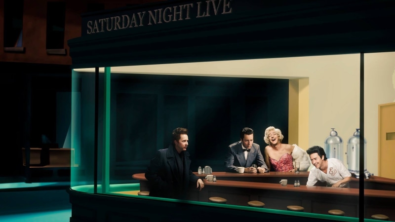 Edward Norton, boulevard, group of people, men, mid adult, table, mid adult men, young adult, portrait, females, business, indoors, actor, young men, women