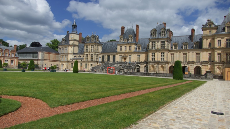 fontainebleau, castle, built structure, travel, outdoors, day, château, france, travel destinations, grass, learning, building, architecture, nature, the past