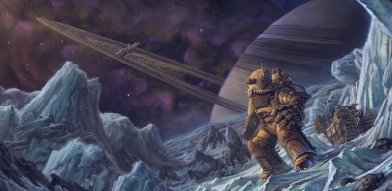 science fiction, artwork, retro science fiction, 2K