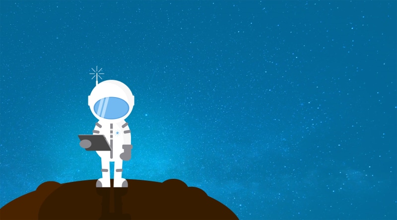 alien, illustrations, sci fi, rocket, star shape, person, vintage, moon, surface, spaceman, copy space, space, american, male, star - space, design, graphic