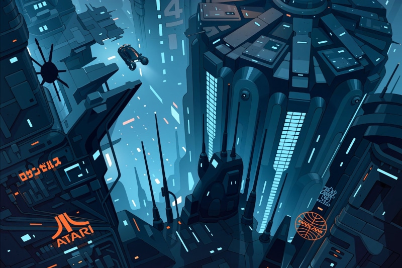 science fiction, artwork, 1080P, Blade Runner, movies