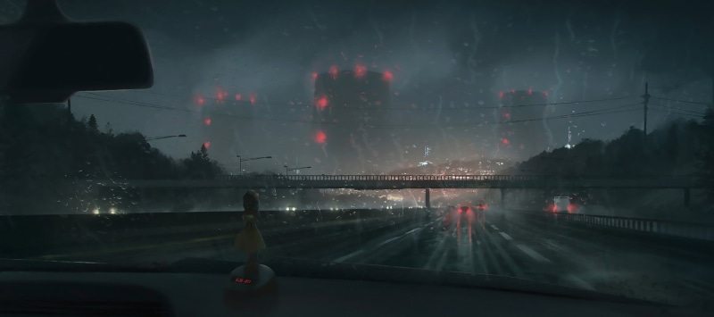 no people, Rain, water, motion, windshield, land vehicle, motor vehicle, Original, 1080P, transparent, mode of transportation, transportation, car point of view