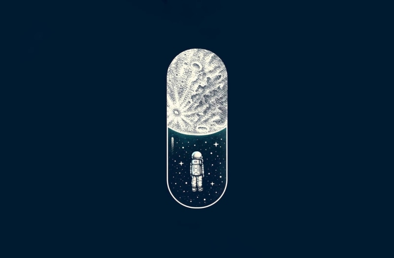 Minimalist, Astronaut, Sci Fi, 1080P