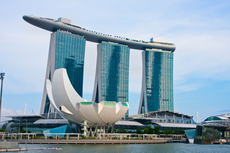 Singapore, casino, hotel, Marina Bay Sands, pool, 4K, travel, booking