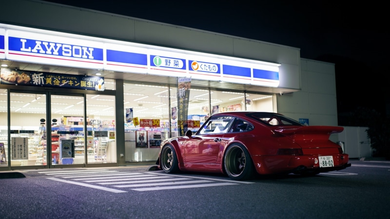 mode of transportation, communication, road, text, 1080P, red cars, architecture, city, Speedhunters, emergency room, accidents and disasters, illuminated