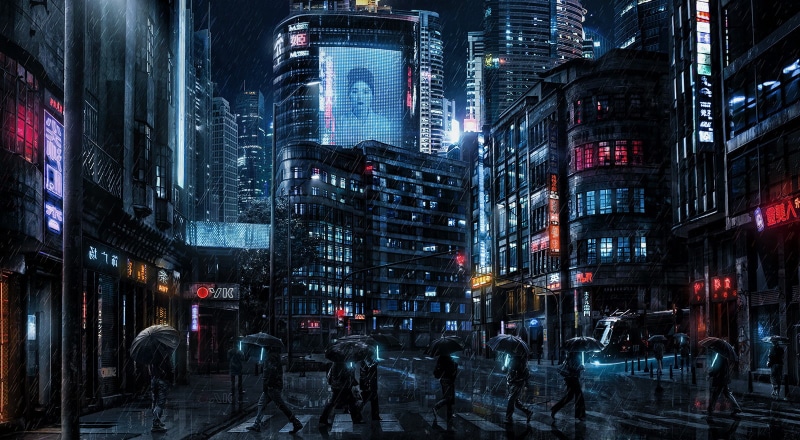 Blade Rrunner, movies, Cyber, Dark Cyberpunk, 720P, cyberpunk