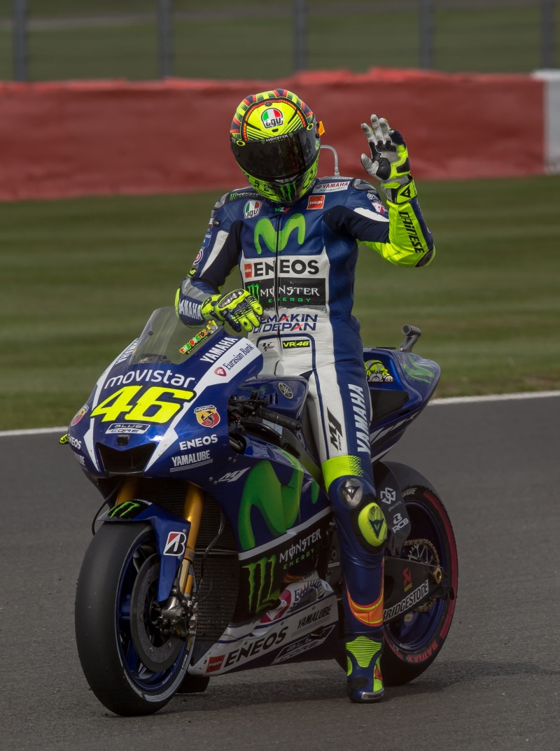 one person, Valentino Rossi, sports clothing, 46, sports Venue, protection, motorcycle Grand Prix, transportation, ride, general Practitioner, engine, extreme Sports