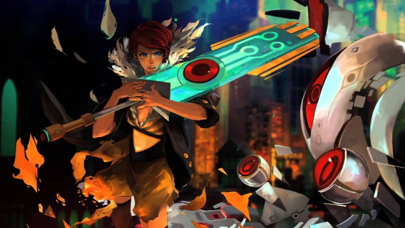 human representation, leisure activity, outdoors, video games, Transistor, enjoyment, 1080P, women, music, Red (Transistor), multi colored, arts culture and entertainment