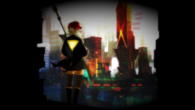 reflection, multi colored, built structure, digital composite, motion, 1080P, night, business, three quarter length, women, skyscraper, architecture, Red (Transistor)