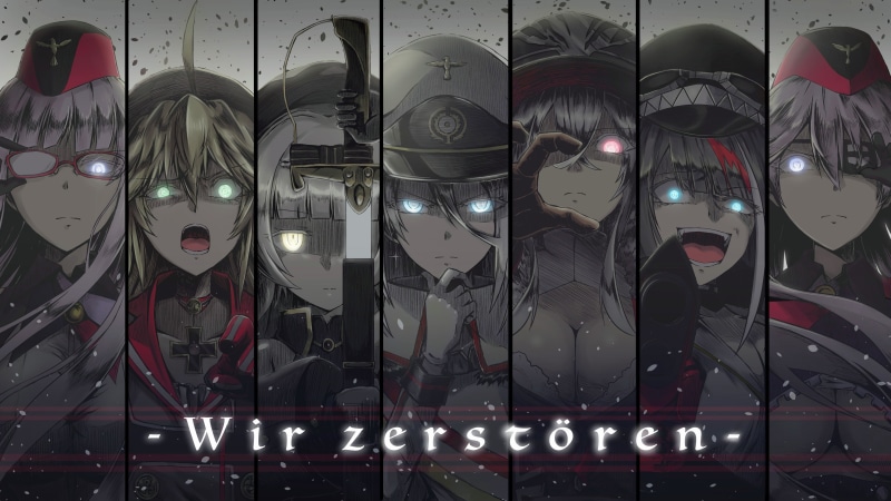anime girls, wall - building feature, 4K, in a row, close-up, illuminated, variation, electricity, lighting equipment, reflection, still life, side by side