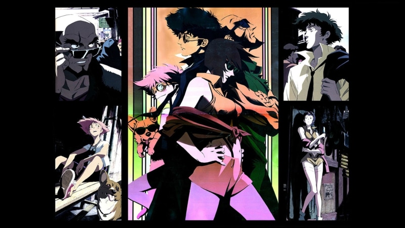 clothing, shopping, mannequin, Neo-noir, science fiction, Edward (Cowboy Bebop), Cowboy Bebop, Jet Black, standing, Spike Spiegel, fashion, no people, Ein