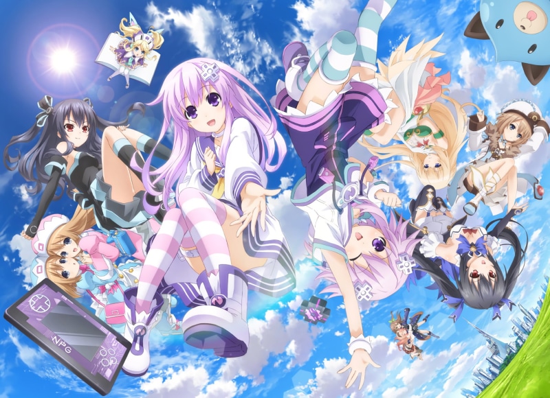 Blanc (Hyperdimension Neptunia), Video Game, 1080P, Neptune (Hyperdimension Neptunia), Rom (Hyperdimension Neptunia), Compa (Hyperdimension Neptunia)