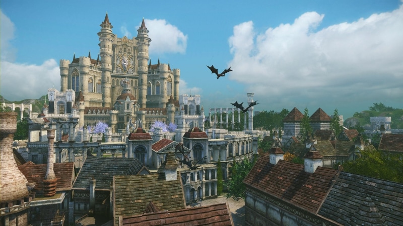 building exterior, action, built structure, dragon, Fps, cloud - sky, fi, place of worship, spirituality, sci, nature, online, warrior, rpg, mmo, fantasy