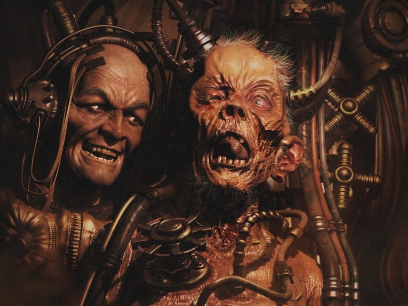 horror, 1080P, steampunk, dieselpunk, monster, fantasy, characters, dark