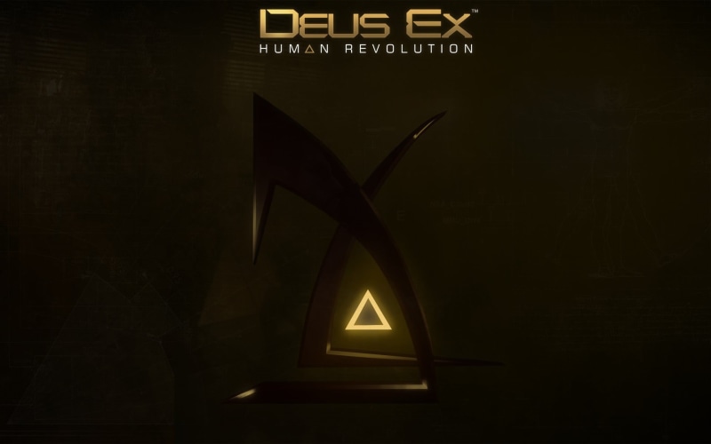 deus, communication, 1080P, dark, building, ex, wall - building feature, sign, game, text, Deus Ex: Human Revolution, night, capital letter, built structure