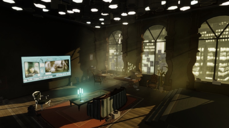 Deus Ex, 4K, artwork, cyberpunk, video games